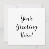 Faire-part Coq d'animaux de ferme de coupe victorienne (Dos)