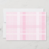 Faire-part Coquette Cute Photo Pink Bow Graduation (Dos)