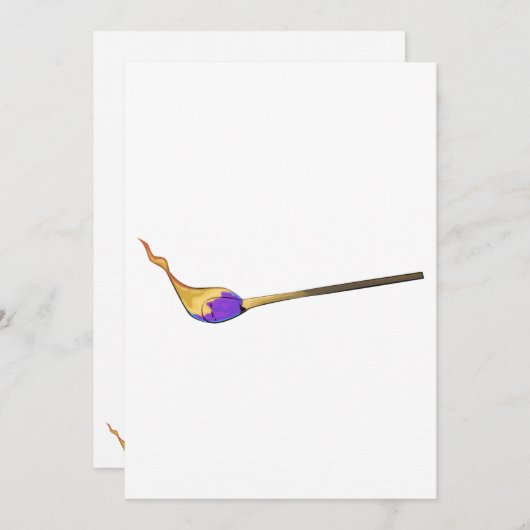 Faire-part Correspondance (Devant / Derrière)