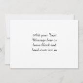 Faire-part Cosmic Starry Nuit Camel égyptien Paysage (Dos)