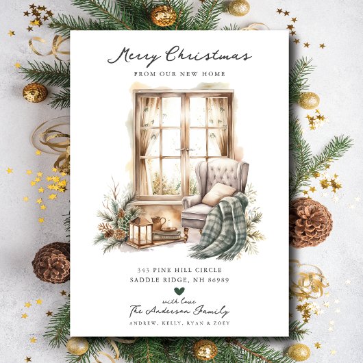 Faire-part Cosy Christmas Moving