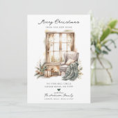 Faire-part Cosy Christmas Moving (Debout devant)