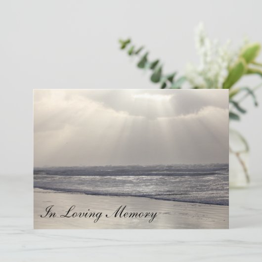 Faire-part côtier de cérémonie commémorative de (Debout devant)