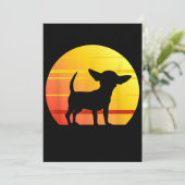 Faire-part Coucher de soleil Chihuahua (Debout devant)