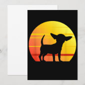 Faire-part Coucher de soleil Chihuahua (Devant / Derrière)