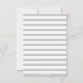 Faire-part Couronne florale moderne pour annonce de naissance (Dos)