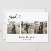 Faire-part Cours de calligraphie moderne 3 photo collage (Devant)