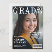 Faire-part Couverture du magazine - Diplôme photo (Devant)