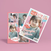 Faire-part Couverture du magazine photo pour les diplômés de 