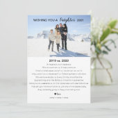 Faire-part Covid Christmas Card, Quarantine Holiday Card (Debout devant)