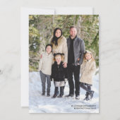 Faire-part Covid Christmas Card, Quarantine Holiday Card (Dos)