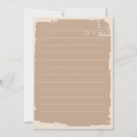 Faire-part Cowboy (Dos)