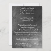 Faire-part Crâne et os croisés sur l'invitation d'Halloween g (Dos)