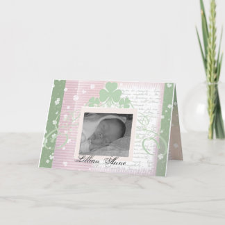 Faire-part Créez vos propres annonces pour bébés irlandais