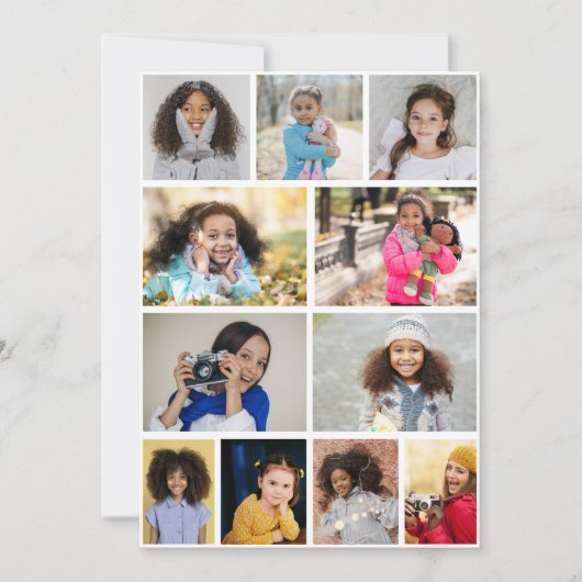 Faire-part Créez votre propre collection photo 11 (Devant)