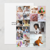 Faire-part Créez votre propre collection photo 18 (Devant / Derrière)