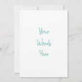 Faire-part Cupcakes de mariage surmontés d'alliances (Dos)