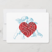Faire-part Cupid Love Valentine Card. (Devant)