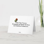 Faire-part Cute Blue Nounours Nouvelle photo bébé (Dos)