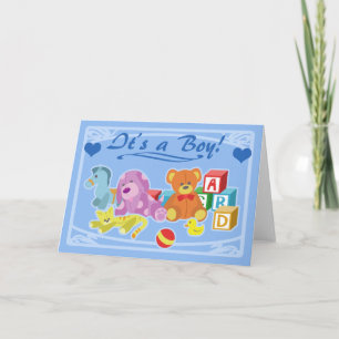 Faire-part Cute Dolls - C'est un garçon !