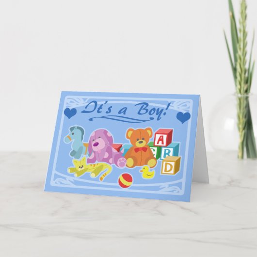 Faire-part Cute Dolls - C'est un garçon ! (Devant)