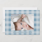 Faire-part Cute Magical Chien Baby Photo Naissance (Dos)