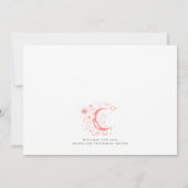 Faire-part Cute Stars Lune Celestin Nouveau-né Photo Naissanc (Dos)