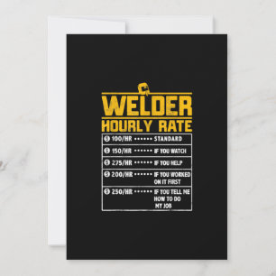 Faire-part Cute Welder Funny   Gift for Welder