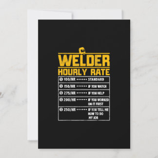 Faire-part Cute Welder Funny | Gift for Welder
