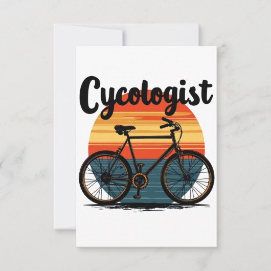 Faire-part Cycologiste : Energetic Biker Tee - pour le cyclis (Devant)