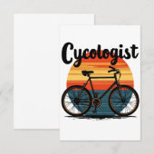 Faire-part Cycologiste : Energetic Biker Tee - pour le cyclis (Devant / Derrière)