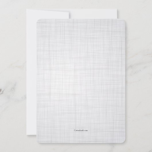 Faire-part d'adoption avec photo (Dos)