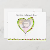 Faire-part d'adoption de Ladybug (Devant / Derrière)