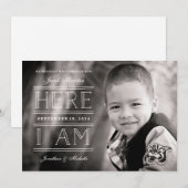 Faire-part d'adoption de photos neutres selon le s (Devant / Derrière)