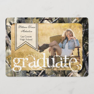 faire-part d'aîné de camouflage de Camo des