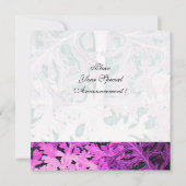 Faire-part DAISY, noir rose blanc (Dos)