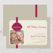 Faire-part D'ANNIVERSAIRE :: affection 7L (Devant / Derrière)