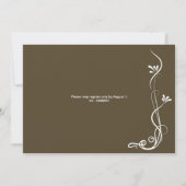 faire-part d'anniversaire de mariage (Dos)