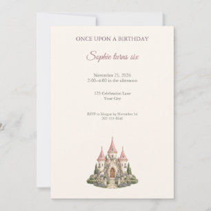 Faire-part d'anniversaire du Château du Jardin Enc