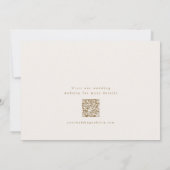 Faire-part d'annonce de fiançailles Arch Top Save  (Dos)