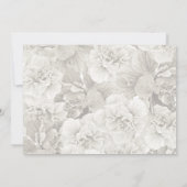 Faire-part d'annonce de mariage à l'Hibiscus Orang (Dos)