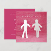 Faire-part d'annonce de rendez-vous amoureux - Enr (Devant / Derrière)