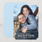 Faire-part d'annonce de sauvegarde de photo de Col (Devant / Derrière)