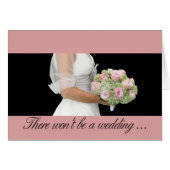 faire-part d'annulation du mariage (Devant Horizontal)