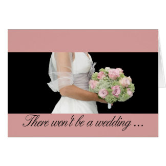 faire-part d'annulation du mariage