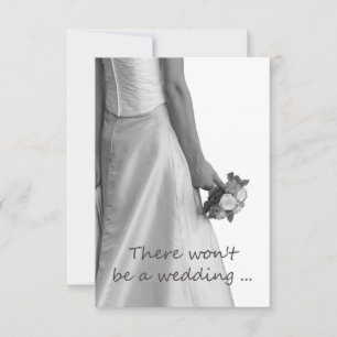 faire-part d'annulation du mariage