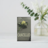 faire-part d'annulation du mariage (Debout devant)