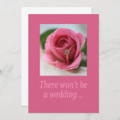 faire-part d'annulation du mariage (Devant / Derrière)