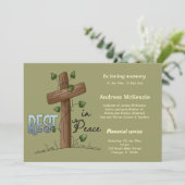 Faire-part Dans la mémoire aimante (Debout devant)