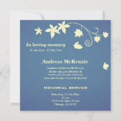 Faire-part Dans la mémoire aimante (Devant)